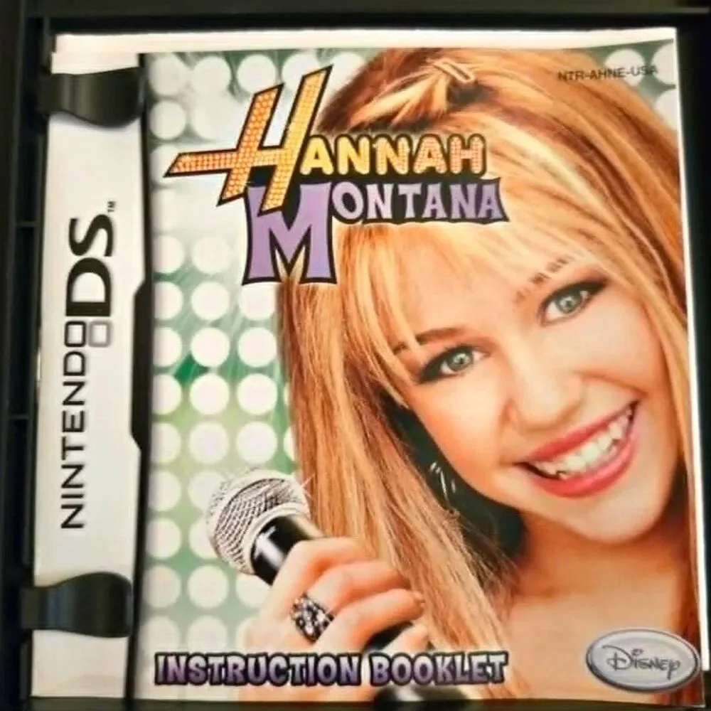 Hannah Montana Nintendo DS 3DS CIB w/Manual & Poster Tested